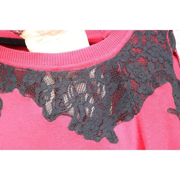 Torrid Long Sleeve Sweater-Cut-Out-Lace-Size 2X-Whimsigoth - Picture 5 of 12